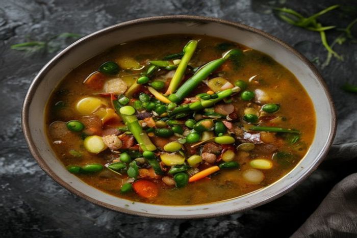 Tocanita de Mazare sugar snap cu legume