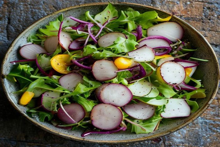 Salata proaspata cu Taro