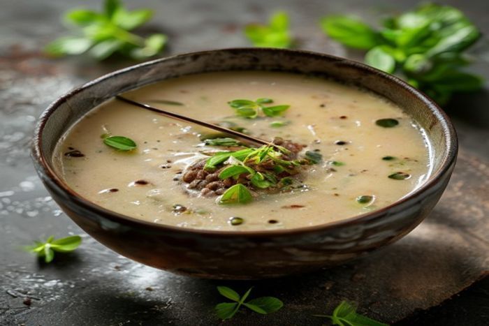 Supa crema de Taro