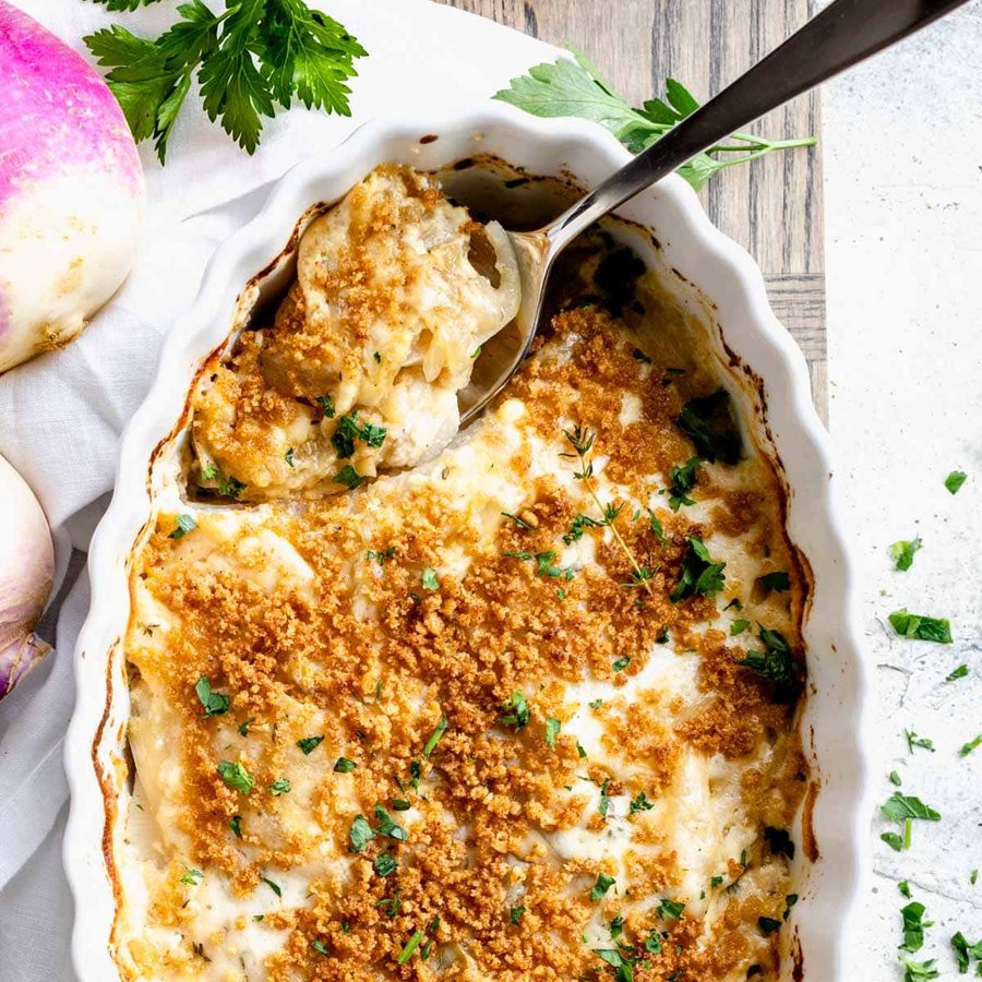 Nap gratinata cu branza