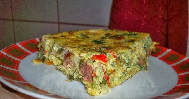 Омлет с капустой