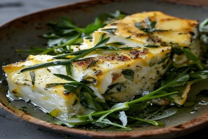 Nasturel gratinata cu branza