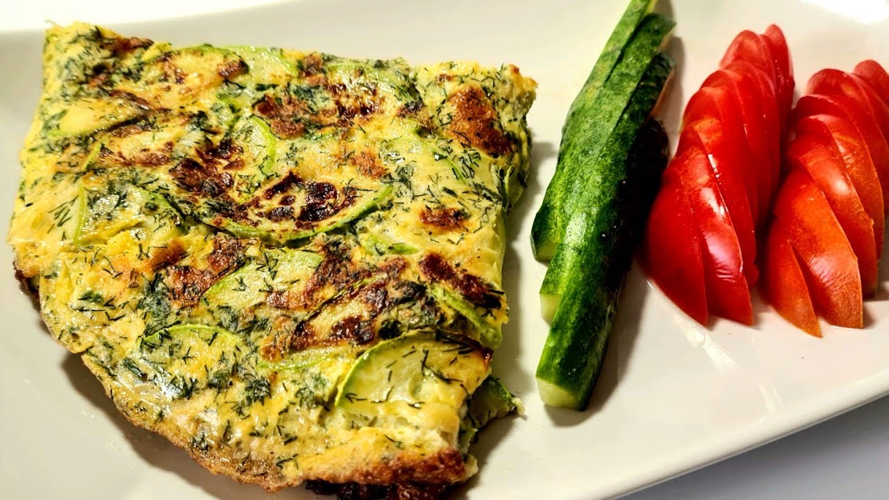 Zucchini and Cheese Omelet