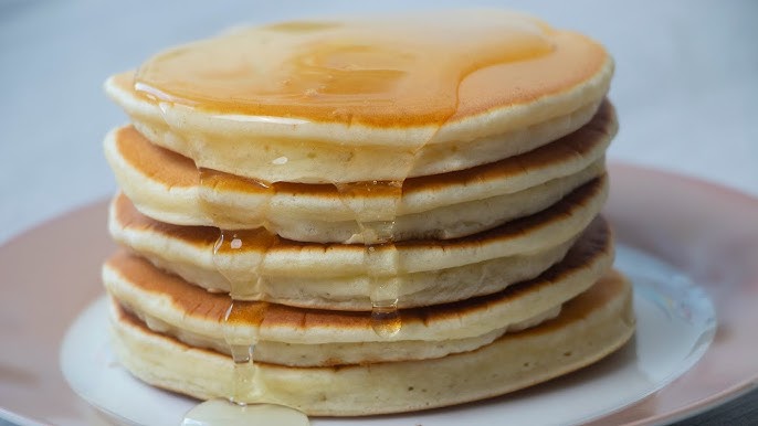 Американские панкейки с тёртыми грушами